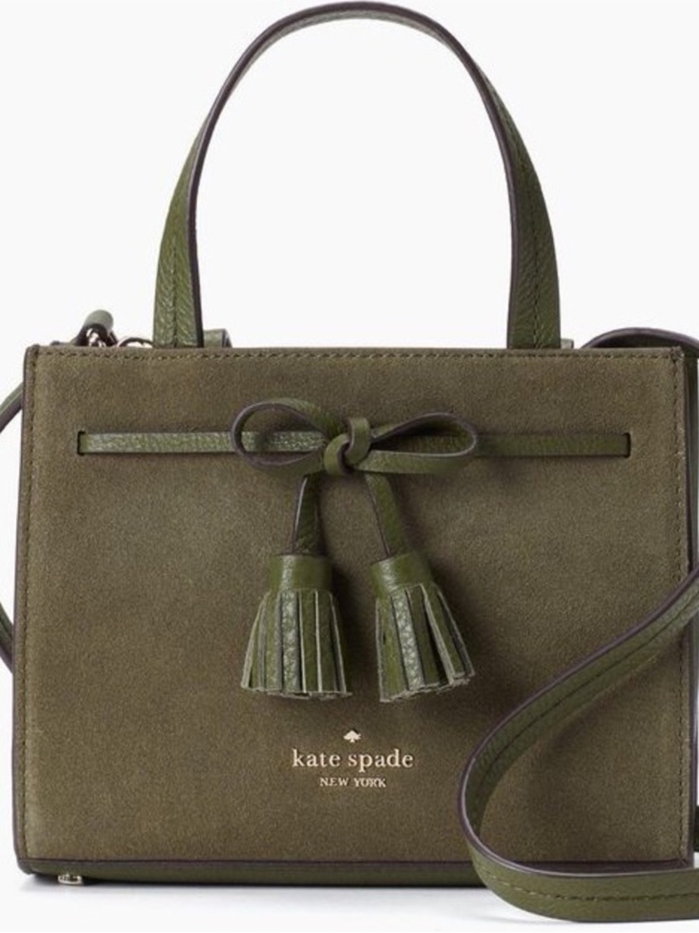 Kate Spade Hayes Suede Mini Satchel